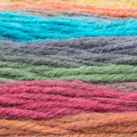 Color: Groot Faded burnt orange, fire brick red, faded green, ash grey, bright cerulean, golden yellow